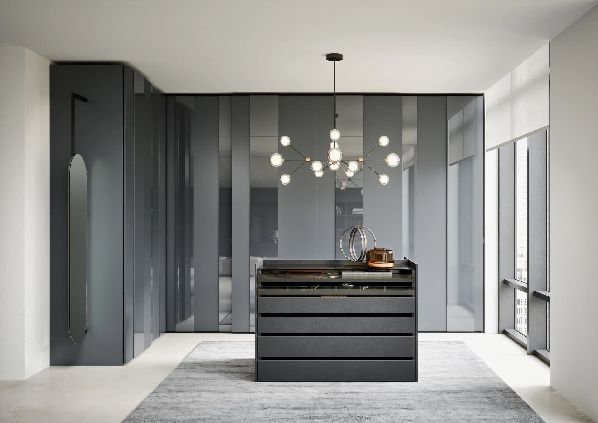 PLISSE sliding door